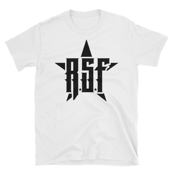"RSF" T-Shirt white/black